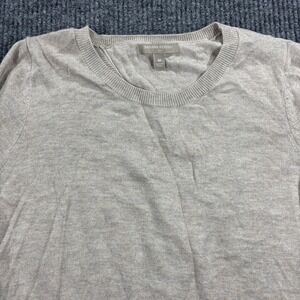 Banana‎ Republic Sweater Women Medium Beige Crossover Back Crew Neck 244194-01